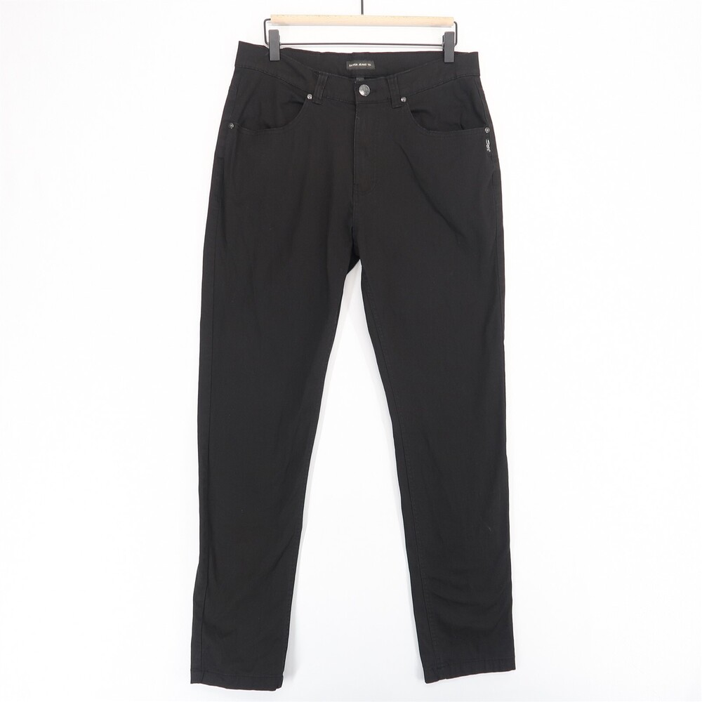 Silver Jeans Ashton Pants Mens 30 Black Stretch Twill 4 Pocket‎